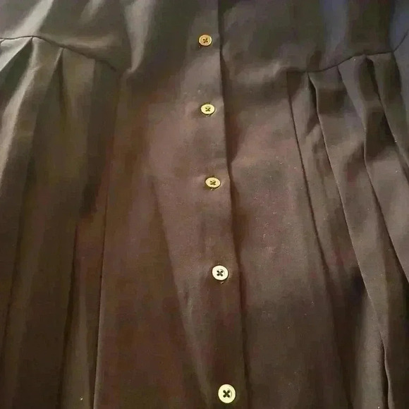 Sharagano Pleat Bottom Brown Dress - Picture 11 of 13